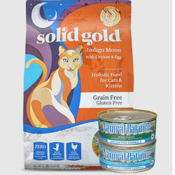 Solid Gold 素力高 无谷物抗敏配方全猫粮   5.44kg+Natural Balance 天衡宝 猫罐头 156g*2罐