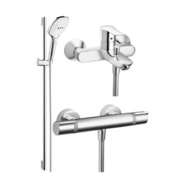 hansgrohe 汉斯格雅 飞雨Select120 恒温带下出水花洒套装 