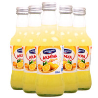 土耳其进口 阿卡娜（AKMINA）柠檬味 充气饮料 200ml*6瓶 整箱