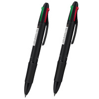 deli 得力 四色圆珠笔 0.7MM 2支装