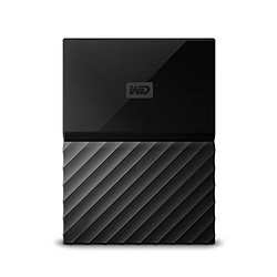 WD 西部数据 My Passport 2.5英寸 移动硬盘 1TB 黑色 WDBYNN0010BBK 配有密码保护功能和自动备份软件+凑单品