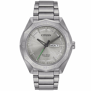 银联爆品日：CITIZEN 西铁城 Eco-Drive AW0060-54A 男款光动能腕表