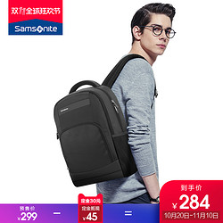 Samsonite/新秀丽时尚休闲双肩包男高端商务背包潮轻电脑包36B10