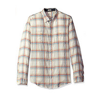 Dockers Safari Plaid Teased Twill 男士衬衫