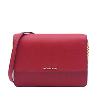25日0点:MICHAEL KORS 迈克·科尔斯 32T6GDDC3L 女士牛皮翻盖链条包