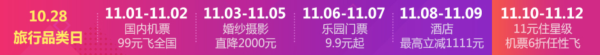 京东旅行大促 路线图