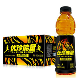 优珍能量 牛磺酸型 功能饮料 600ml*15瓶/箱 维生素强化风味饮料