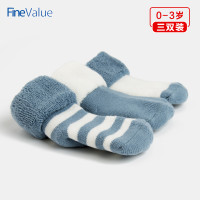 finevalue 宝宝加厚毛巾袜3双