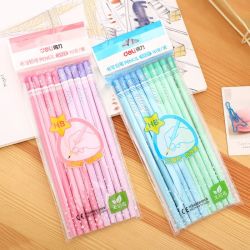 Deli 得力 三角铅笔 10支