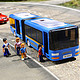 SIMBA 仙霸公交车玩具车  蓝色双节巴士（带人偶）