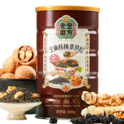 老金磨方 黑芝麻核桃桑葚粉 600g *2件