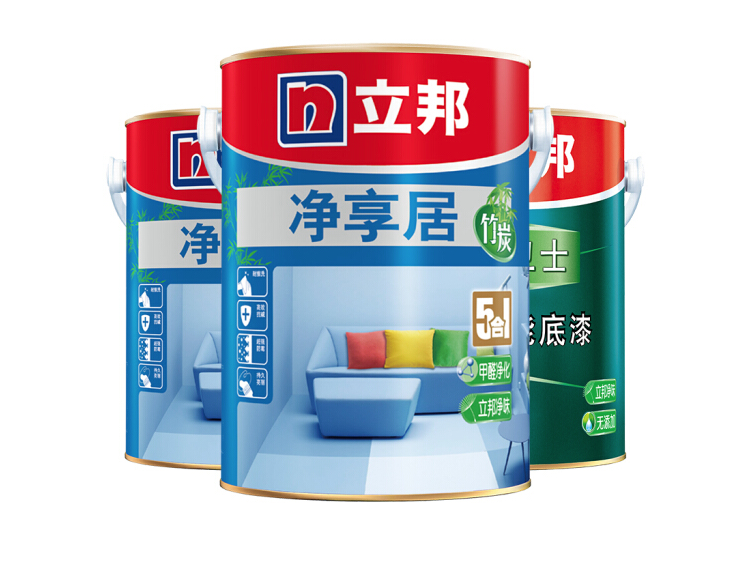 立邦 净享居竹炭五合一 内墙乳胶漆 墙面漆 油漆 涂料套装15l