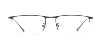 HAN HN41114M 纯钛 光学眼镜架+依视路1.552非球面钻晶A+树脂镜片