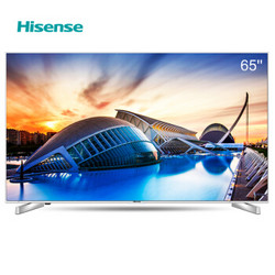 限地区：海信（Hisense）LED65EC660US 65英寸 炫彩4K智能电视14核配置 VIDAA3丰富影视教育资源 (亮银白)