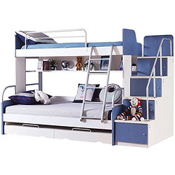 多喜爱儿童家具儿童床子母床上下床高低床牛仔系列W8A122双层床 只有上下床 1200*2000mm