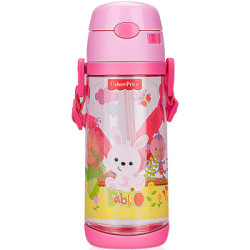Fisher-Price 费雪 儿童带盖吸管水杯 550ml   *3件
