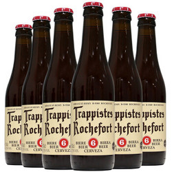 比利时进口啤酒 Rochefort 罗斯福6号啤酒 精酿啤酒 组合装330ml*6瓶