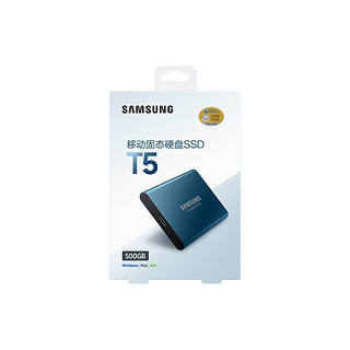 SAMSUNG 三星 T5 USB 3.1 移动固态硬盘 Type-C