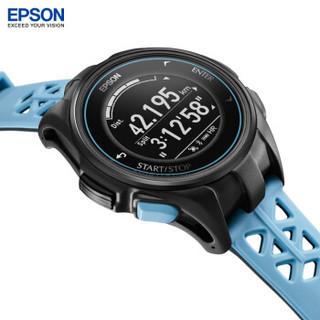  EPSON/爱普生 光电心率运动腕表  硅胶表带