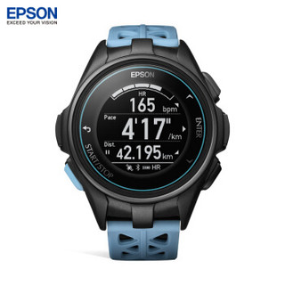 EPSON/爱普生 光电心率运动腕表  硅胶表带
