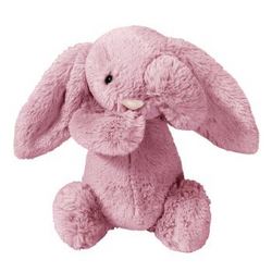 邦尼兔 Jellycat 经典害羞系列 柔软毛绒玩具公仔 郁金粉 中号 31cm *3件