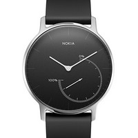 NOKIA 诺基亚 steel 智能手表 watch 运动手表 时尚手表 游泳防水 运动睡眠追踪 黑色 withings