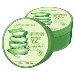 自然共和国 Nature Republic芦荟舒缓保湿凝胶300ml*2（约600g）进口补水保湿舒缓晒后修复面膜