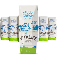 VITALIFE 维纯 全脂 / 低脂 UHT牛奶1箱  250ml*24盒