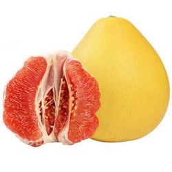 福建平和琯溪蜜柚小红心柚子 2个 总重量约1.7-2kg