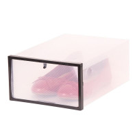 正浦 侧开透明鞋盒 较薄 18.5*27.5*10cm *13个