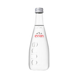 evian 依云天然矿泉水 玻璃瓶装 330ml*20瓶