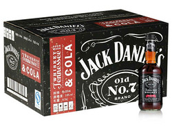 杰克丹尼（Jack Daniel`s）洋酒 威士忌可乐预调酒鸡尾酒330ml*24瓶 整箱装