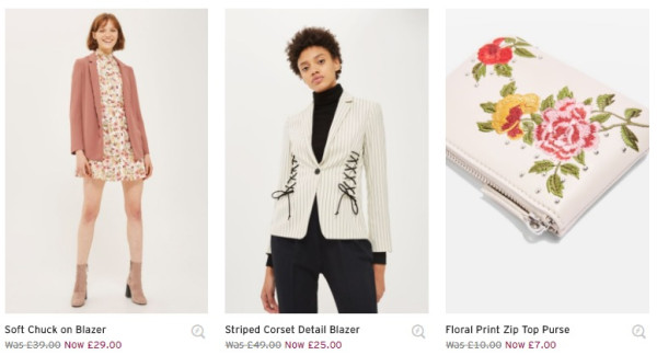 topshop英国官网 精选女士服饰鞋包