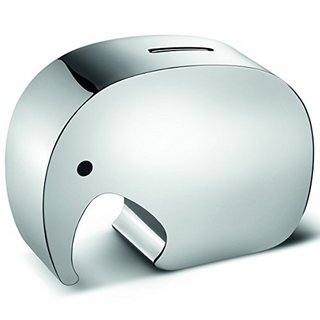 Georg Jensen 银色小象存钱罐 3580035