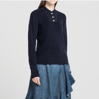 UNIQLO 优衣库 JWA PJ 404868 军旅式 女士针织衫