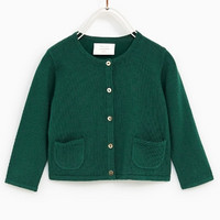 11日0点：ZARA 新品 05561501529 女婴幼童 基本款外套