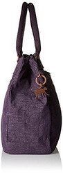 Kipling 女式 caralisa top-handle 袋，34x cmx11cm ( B X 高 X T ) Purple (Spark Aubergine) 34x25x11 cm (B x H x T)