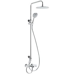 KOHLER 科勒 K-21088T-9-CP 齐乐恒温三出水淋浴柱