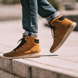 SKECHERS 斯凯奇 GO WALK CITY 53829 男士休闲短靴
