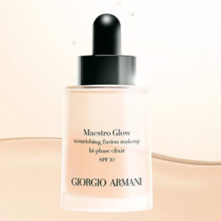 GIORGIO ARMANI 乔治·阿玛尼 Maestro Glow 极缎丝柔精油滴管粉底液 *2件