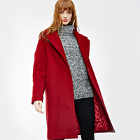 URBAN REVIVO YUS2S1LB2000 女士羊毛混纺大衣
