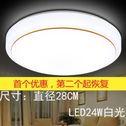 LED吸顶灯圆形客厅卧室灯  24W 