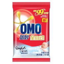 奥妙(OMO)无磷洗衣粉 全自动含金纺温和馨香精华3000g *4件