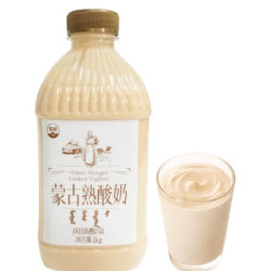 雪原 蒙古熟酸奶 风味酸乳 1kg