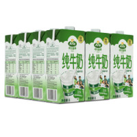 Arla 爱氏晨曦 全脂牛奶 1L*12 整箱装+力大狮  调制豆奶 原味 125ml*6盒