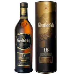 进Glenfiddich 格兰菲迪12年单一麦芽威士忌 18年 +凑单品