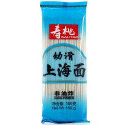 寿桃牌 上海面爽滑挂面面条方便速食150g/包