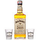 Jack Daniel`s 杰克丹尼   美国田纳西州威士忌 蜂蜜力娇酒双杯礼盒 700ml  *4件 +凑单品
