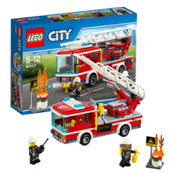 LEGO 乐高 City 城市系列 60107 云梯消防车+魔方套装 +凑单品