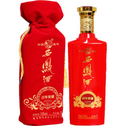 西凤百年荣耀52度单瓶装白酒1000ml口感凤香型2件